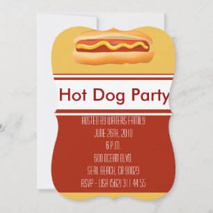 Invitación a la fiesta de los perros calientes