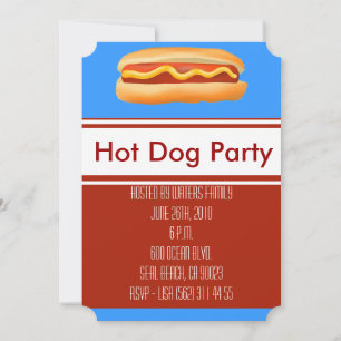 Invitación a la fiesta de los perros calientes