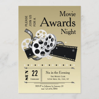 Invitación a la fiesta de los Premios Reel Film