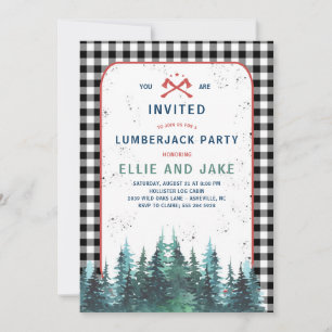 Invitación a la fiesta de Lumberjack