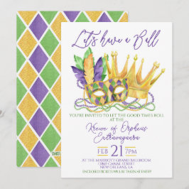 Invitación a la Fiesta de Mardi Gras