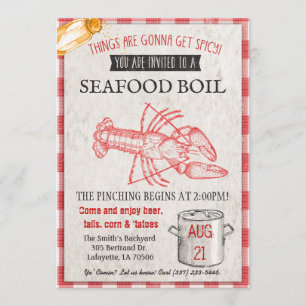 Invitación a la Fiesta de Mariscos