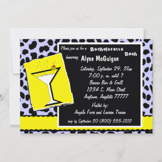 Invitación A La Fiesta De Martini De Leopardo Amar