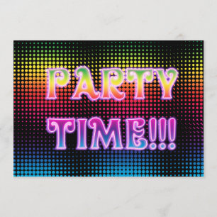 Invitación a la fiesta de media tonalidad