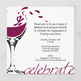 Invitación a la Fiesta de Merlot Chapoteando