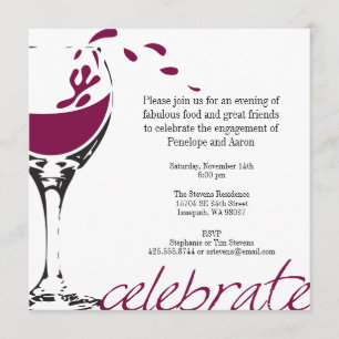 Invitación a la Fiesta de Merlot Chapoteando