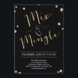 Invitación a la fiesta de mezcla y de vacaciones<br><div class="desc">Estas elegantes invitaciones para fiestas de vacaciones le dan un toque moderno y elegante a su celebración. Diseño © www.berryberrysweet.com</div>