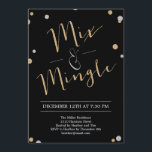 Invitación a la fiesta de mezcla y de vacaciones<br><div class="desc">Estas elegantes invitaciones para fiestas de vacaciones le dan un toque moderno y elegante a su celebración. Diseño © www.berryberrysweet.com</div>