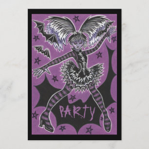 Invitación a la fiesta de Miss Teen Halloween