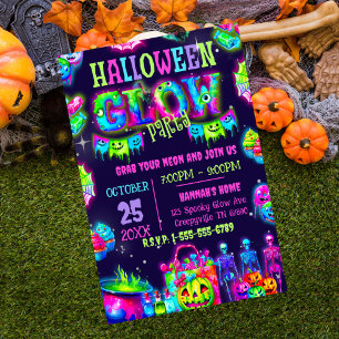 Invitación a la fiesta de moda de Halloween