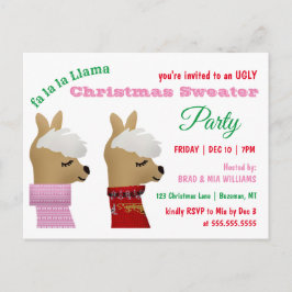 Invitación a la fiesta de moda de los Navidades de