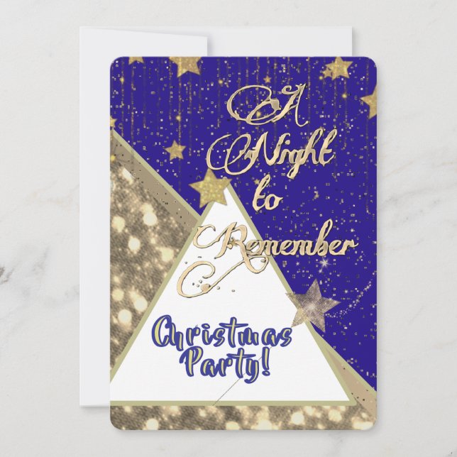 Invitación a la Fiesta de Navidad (Anverso)