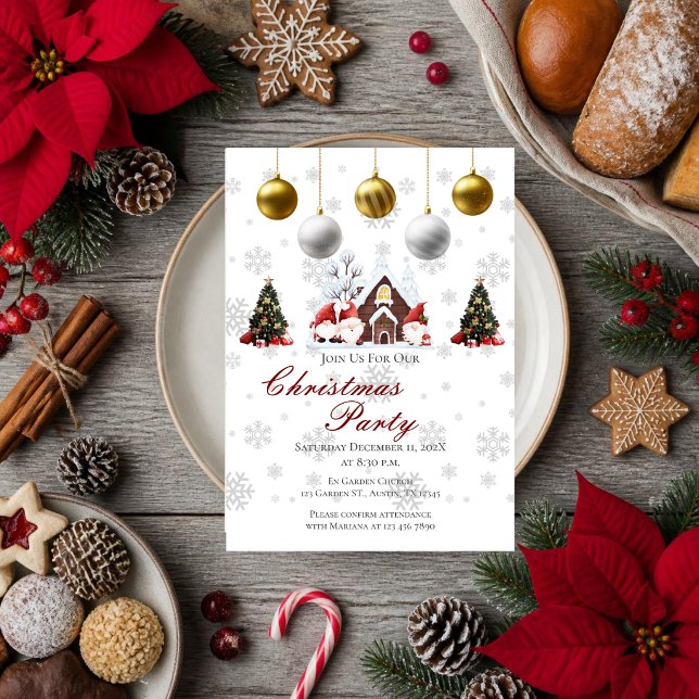 Invitación a la fiesta de Navidad (Subido por el creador)