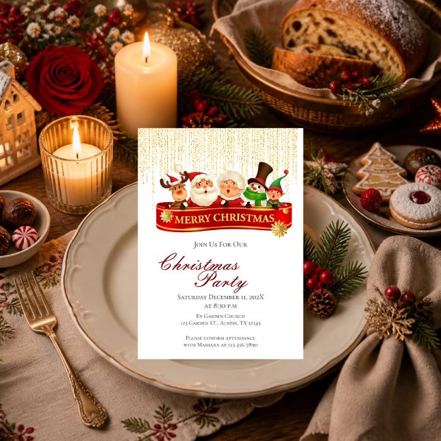Invitación a la Fiesta de Navidad (Subido por el creador)