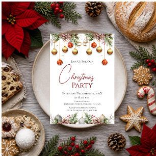 Invitación a la fiesta de Navidad