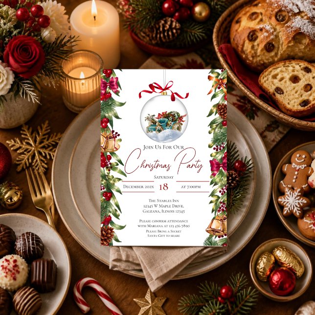 Invitación a la fiesta de Navidad (Subido por el creador)