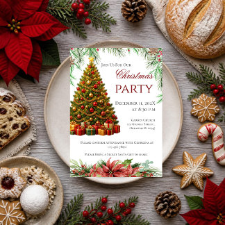 Invitación a la fiesta de Navidad