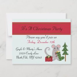 Invitación a la fiesta de Navidad