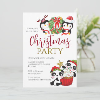 Invitación a la fiesta de Navidad