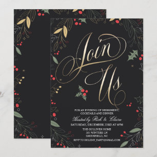 Invitación a la fiesta de Navidad