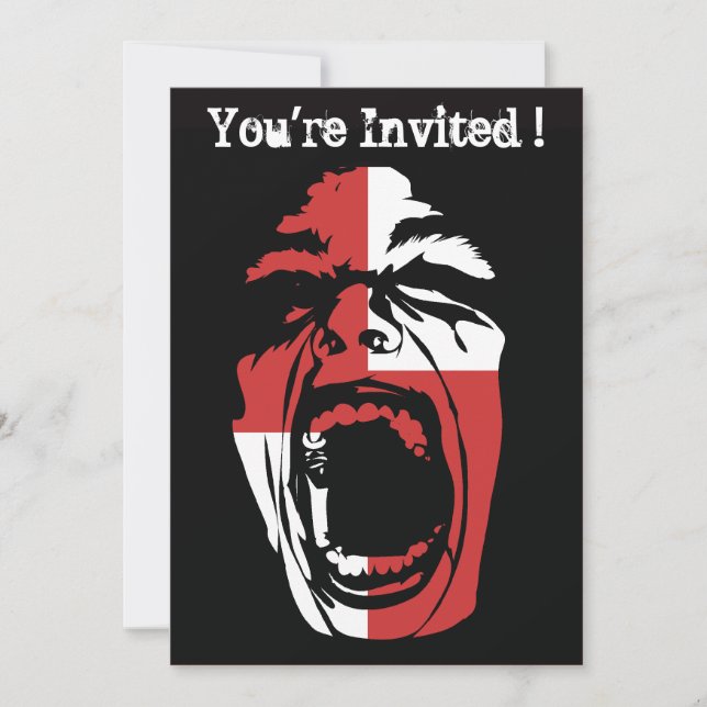 Invitación a la fiesta de Navidad (Anverso)