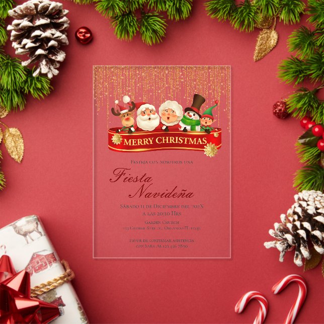 Invitación a la fiesta de Navidad (Insitu (Vacaciones))