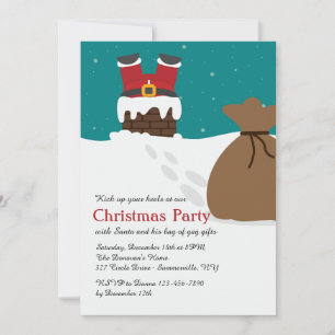 Invitación a la fiesta de Navidad Bajando por la C