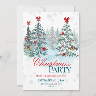 Invitación a la Fiesta de Navidad | Celebración de