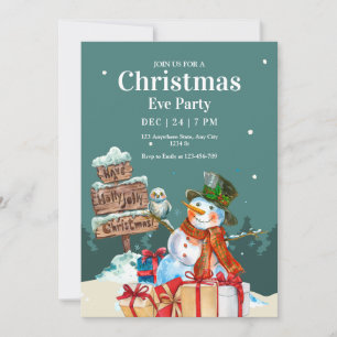 Invitación a la fiesta de Navidad, Cena de Nochebu