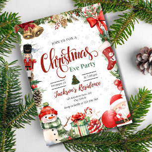 Invitación a la fiesta de Navidad, Cena de Nochebu