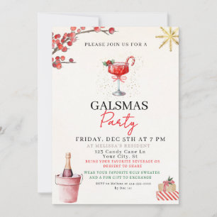 Invitación a la Fiesta de Navidad de Chicas
