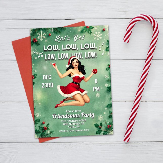 Invitación a la fiesta de Navidad de Friendsmas (Subido por el creador)