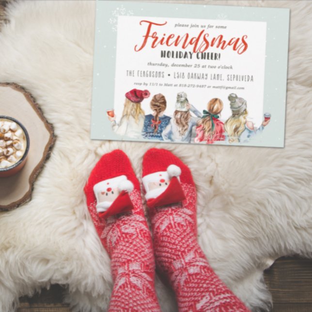 Invitación a la Fiesta de Navidad de Friendsmas du (Subido por el creador)