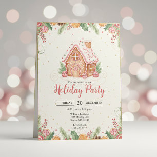 Invitación a la fiesta de Navidad de la casa de je