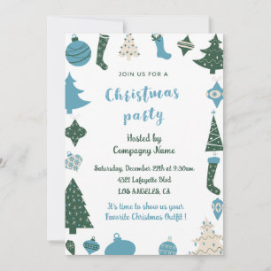 Invitación a la fiesta de Navidad de la empresa Li