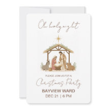 Invitación a la fiesta de Navidad de la Natividad