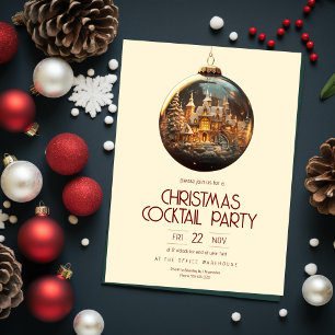 Invitación a la fiesta de Navidad de la oficina Go