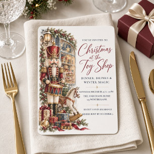 Invitación a la fiesta de Navidad de la tienda de