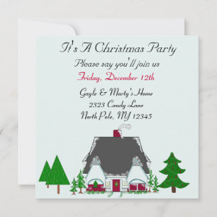 Invitación a la fiesta de Navidad de Our Place