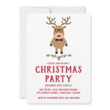 Invitación a la fiesta de Navidad de Reno Reno