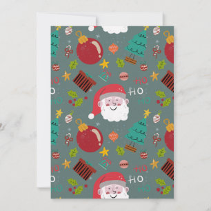 Invitación a la fiesta de Navidad de Santa