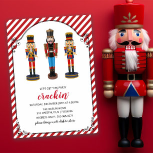 Invitación a la fiesta de Navidad de vacaciones de