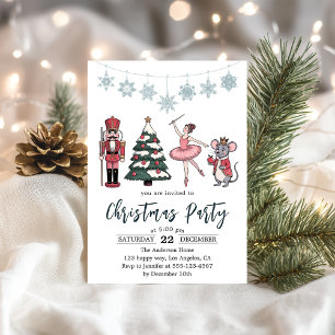 Invitación a la fiesta de Navidad del ballet El Ca