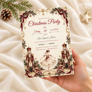 Invitación a la fiesta de Navidad del ballet El Ca