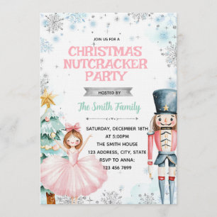 invitación a la fiesta de Navidad del cascanueces 
