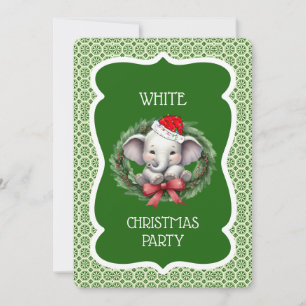 Invitación a la Fiesta de Navidad del Elefante Bla