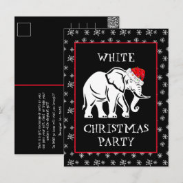 Invitación a la Fiesta de Navidad del Elefante Bla