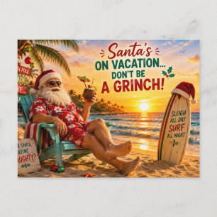 Invitación a la fiesta de Navidad en la playa de S