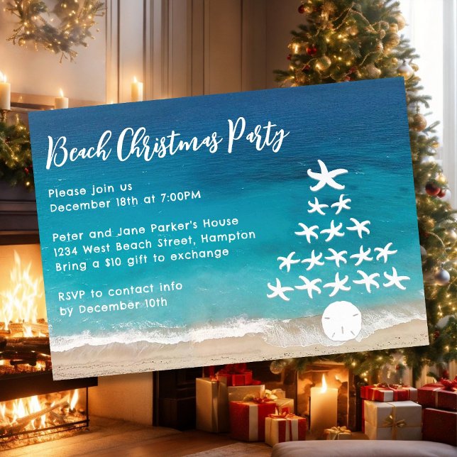 Invitación a la fiesta de Navidad en la playa del  (Subido por el creador)