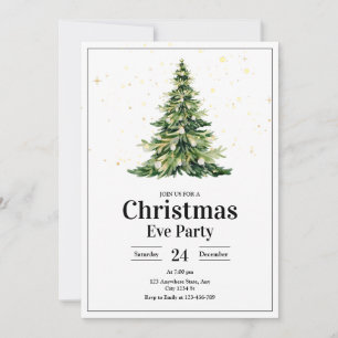 Invitación a la fiesta de Navidad, Fiesta de cena